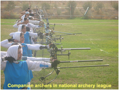 Companion Archers in National Archery League