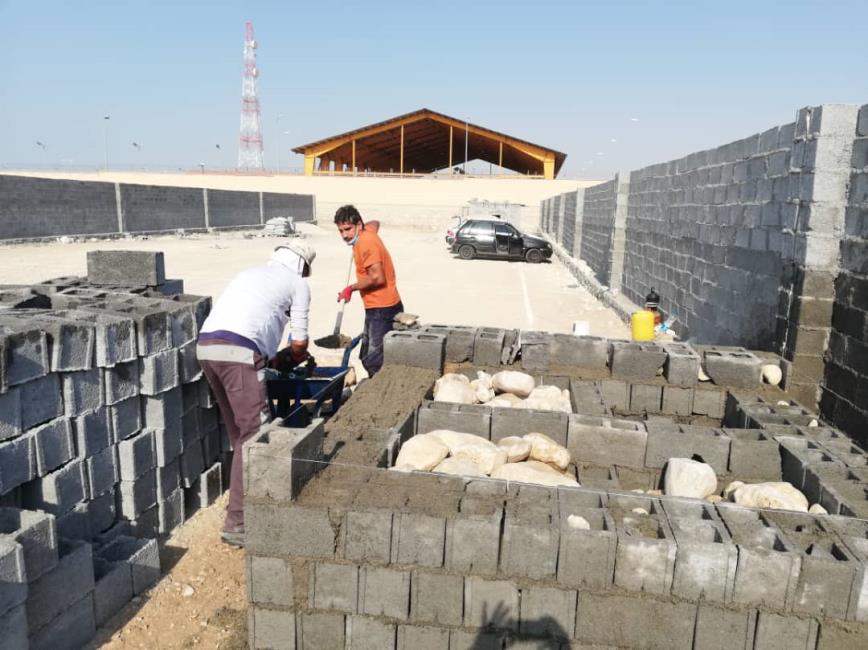 گزارش تصویری از ساخت و ساز شعبه جدید نمایندگی بوشهر