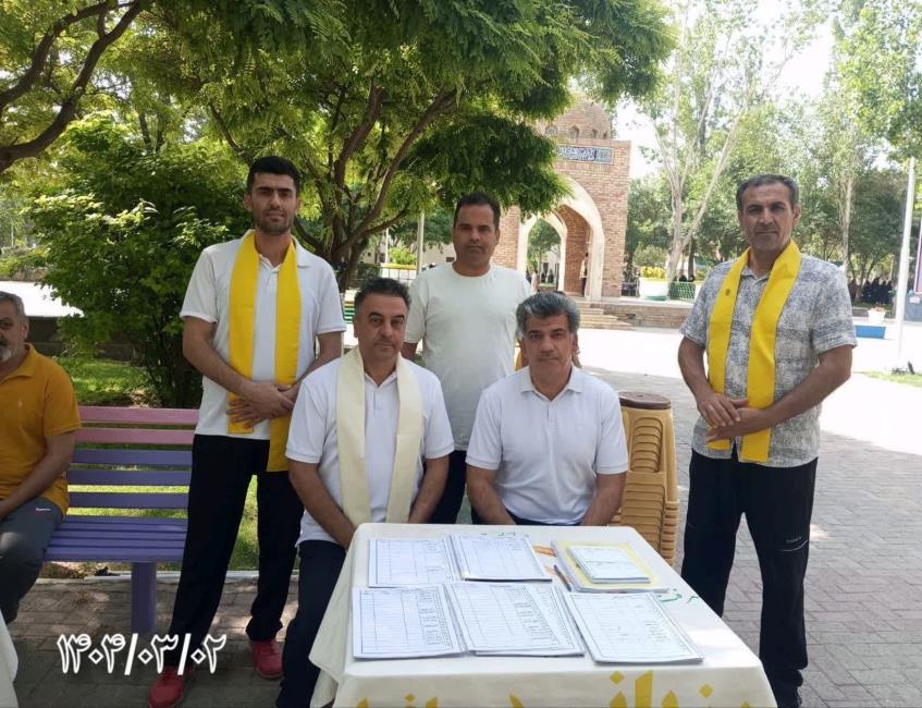 فعالیتهای ورزشی مسافران وهمسفران نمایندگی های مشهد پارک نیلوفر آبی