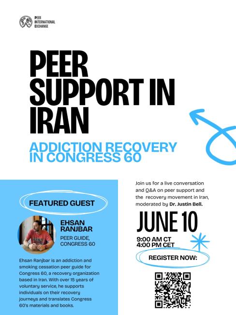 Peer Support in Iran, an Interview with Mr. Ehsan Ranjbar, Congress 60's Guide