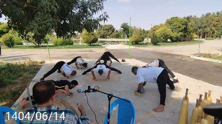 گزارش تصویری از فعالیت های ورزشی پارک ملت شهرضا 