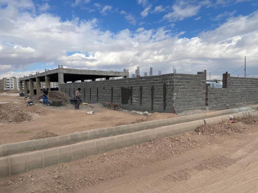 پیشرفت عملیات زیرسازی و ساخت شعبه حاجی‌آباد، کنگره ۶۰ کرمان