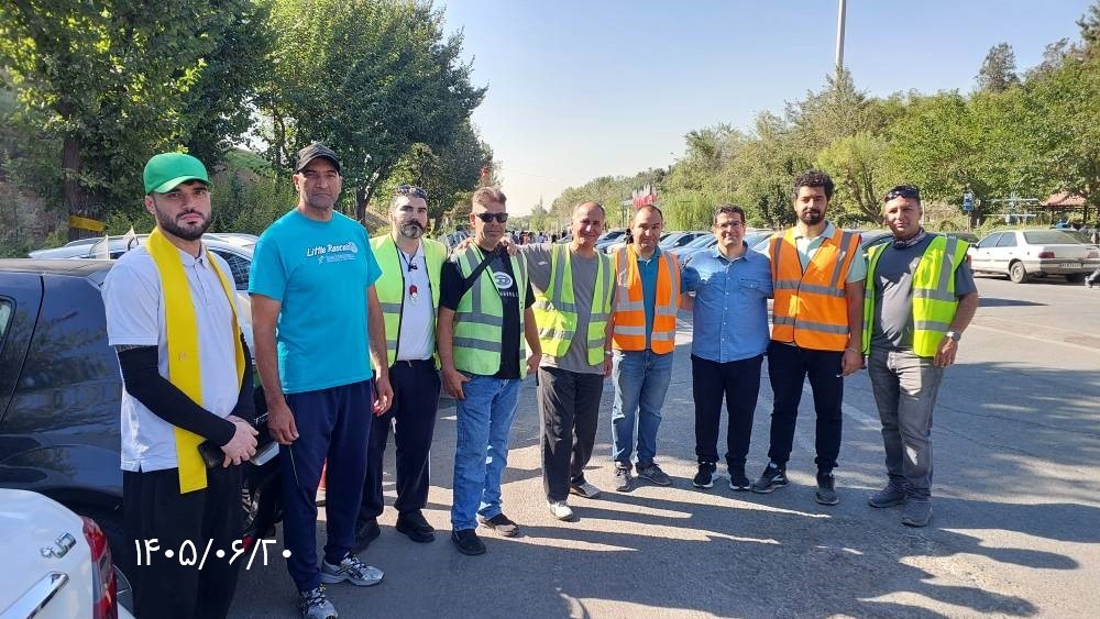گزارش تصویری از ورزش مسافران و همسفران آقا در پارک طالقانی