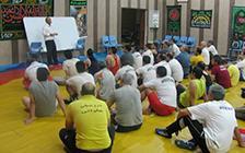 Master of worldview, Mr. Amin Dezhakam's attendence in Wresling field  
